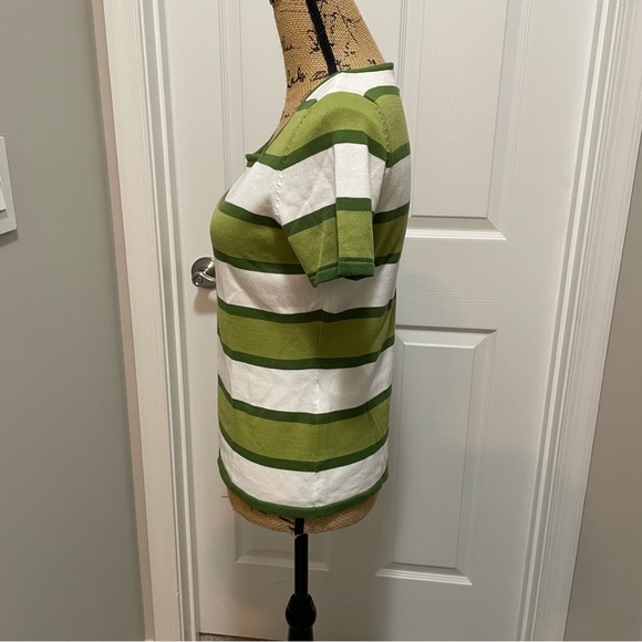 Square Neck Striped Tee - Picture 3 of 7